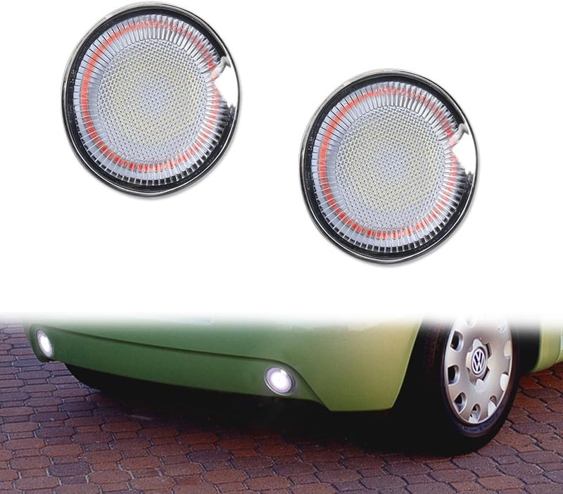 ADIIL Rear Tailgate Reverse Backup Light Red White LED Rear Bumper Lights For 1998-2005 VW Beetle - Image 1